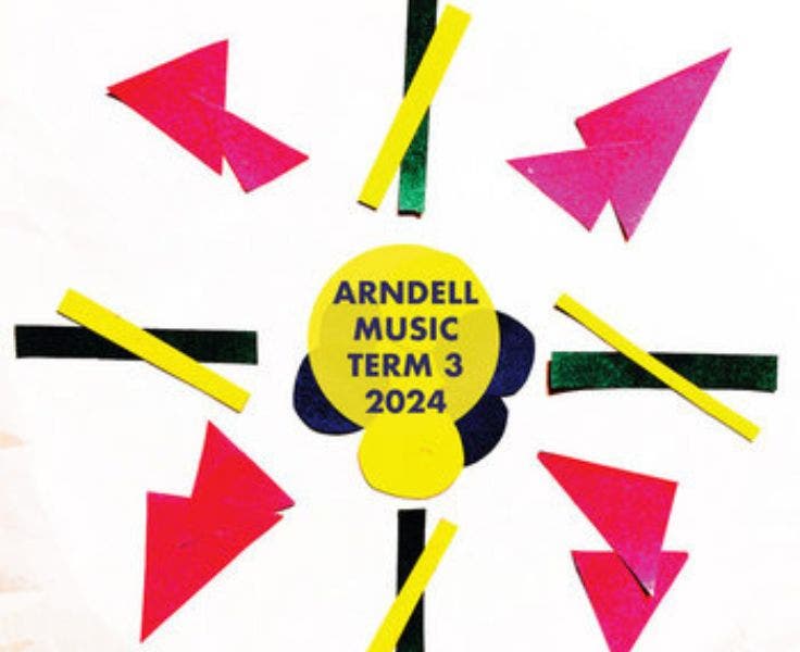 Art work of shapes linking to Term 3 2024 music