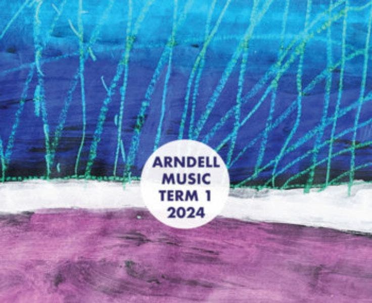 Artwork of purple and blue